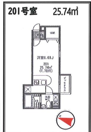 インナーコート柳島の物件間取画像